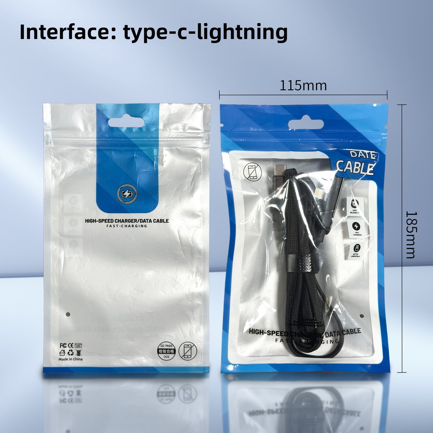 240W Fast Charging Data Cable with Phone Holder for Mobile Gaming