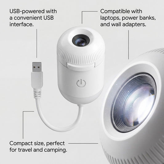 Projection Night Light USB Ambiance Starry Sky Lamp
