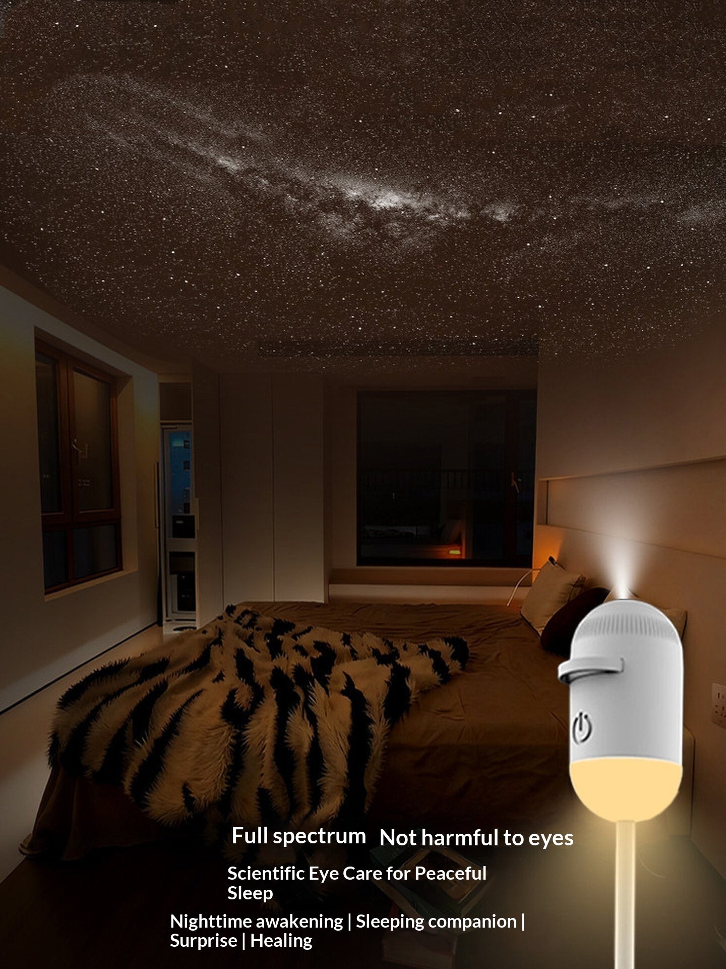 Projection Night Light USB Ambiance Starry Sky Lamp