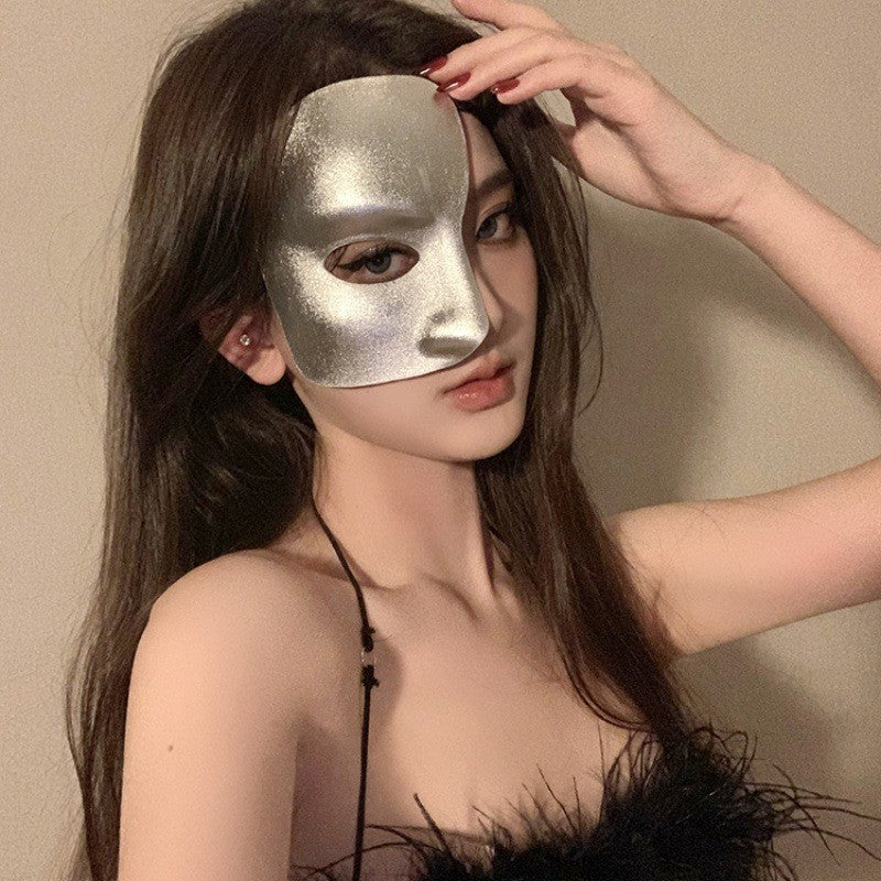 Halloween Second Dimension Half Face Mask