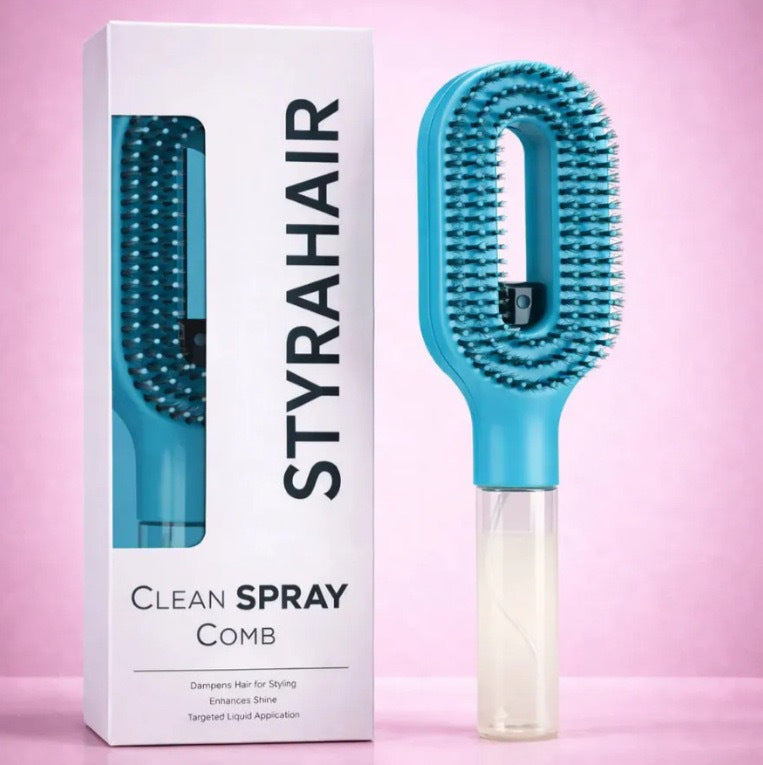 Essential Oil Spray Hair Smoothing Comb