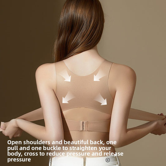 Women Front Closure Posture Correction Shaping Bra Sports Underwear