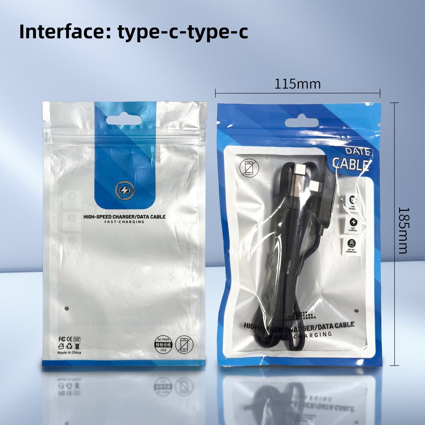 240W Fast Charging Data Cable with Phone Holder for Mobile Gaming