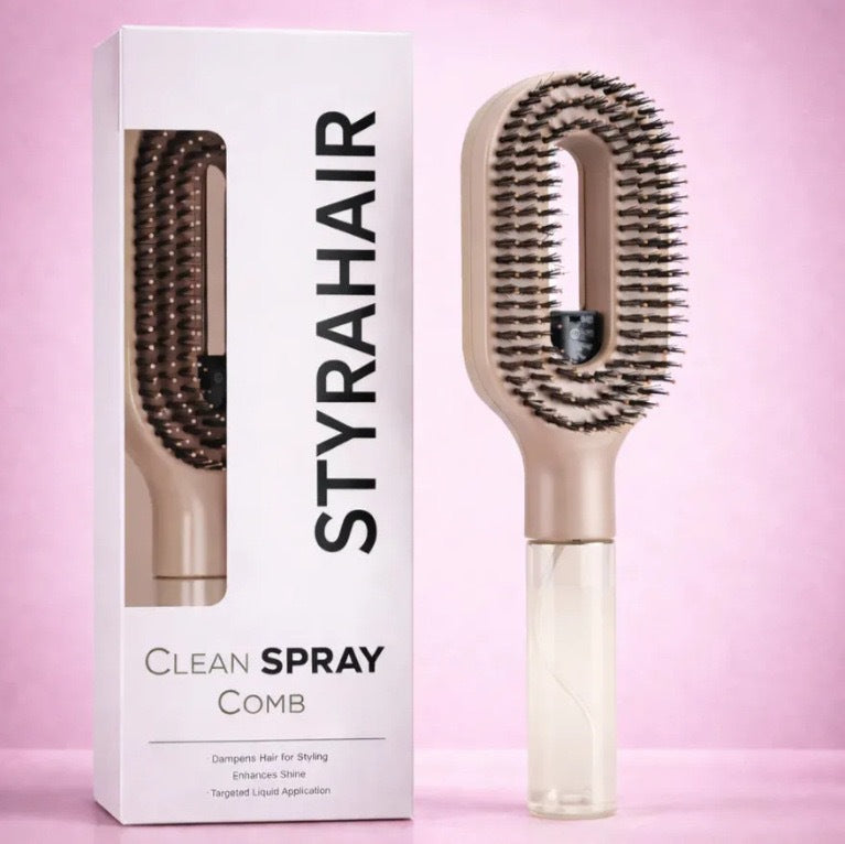 Essential Oil Spray Hair Smoothing Comb