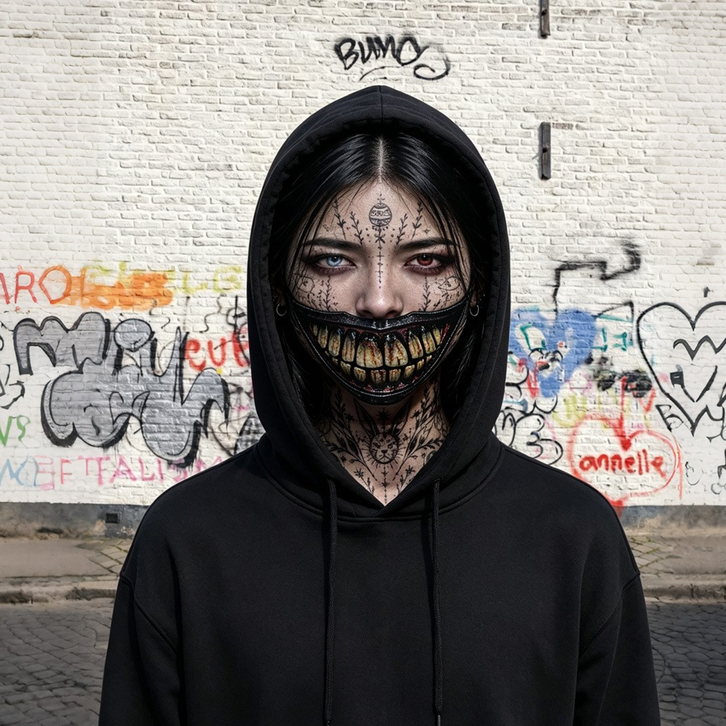 Scary Halloween Full Head Mesh Mask