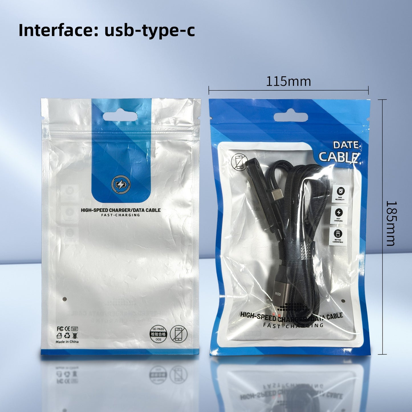 240W Fast Charging Data Cable with Phone Holder for Mobile Gaming