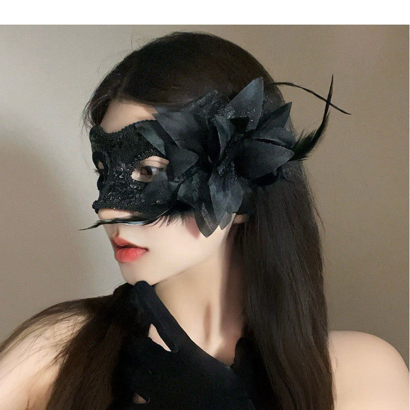 Halloween Second Dimension Half Face Mask