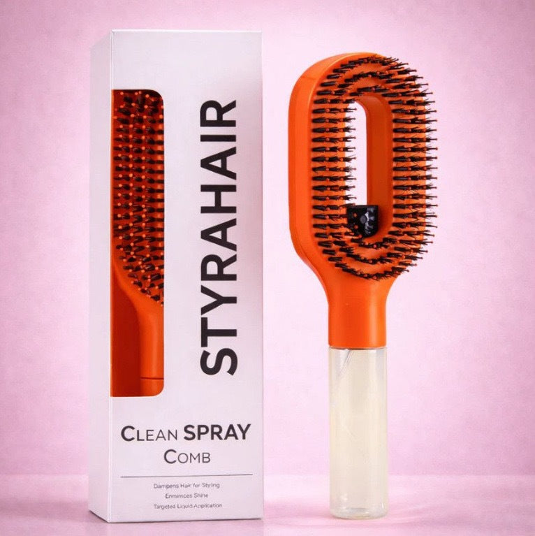 Essential Oil Spray Hair Smoothing Comb